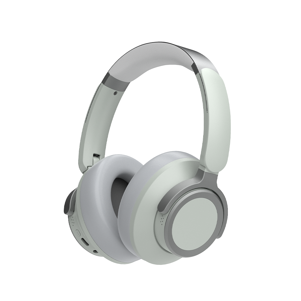 Bluetooth 6.0 ANC Foldable Earphones, 75H Playtime LHDC 5.0 USB-C, -35dB Noise Cancelling Wireless Headphones with Mic