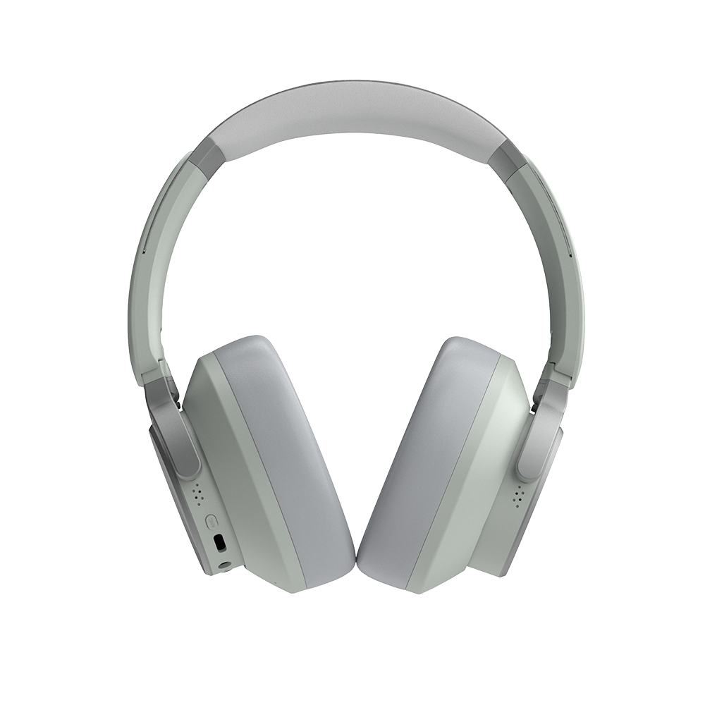 Bluetooth 6.0 ANC Foldable Earphones, 75H Playtime LHDC 5.0 USB-C, -35dB Noise Cancelling Wireless Headphones with Mic