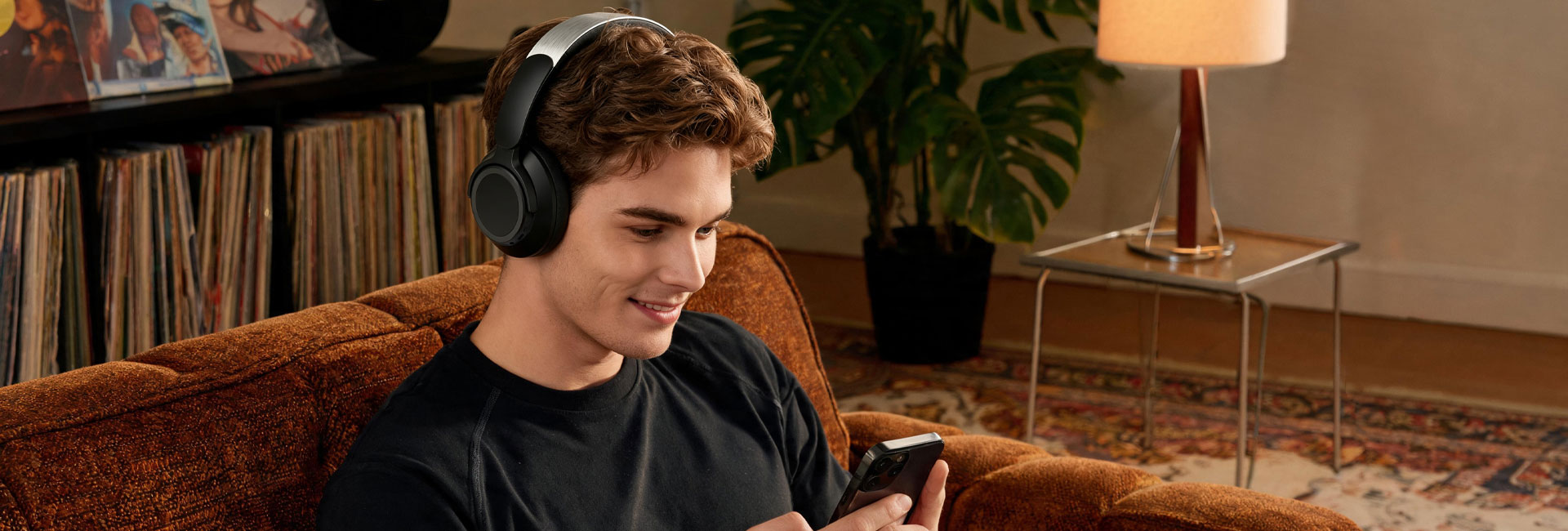 ANC Active Noise Reduction Headwear Wireless Bluetooth Earphones