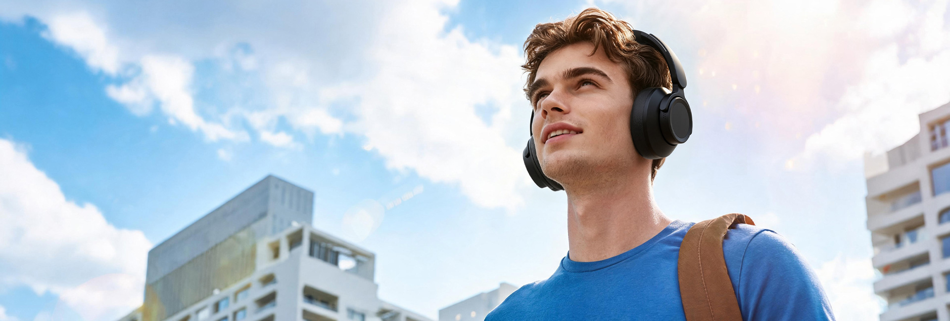 ANC Active Noise Reduction Headwear Wireless Bluetooth Earphones