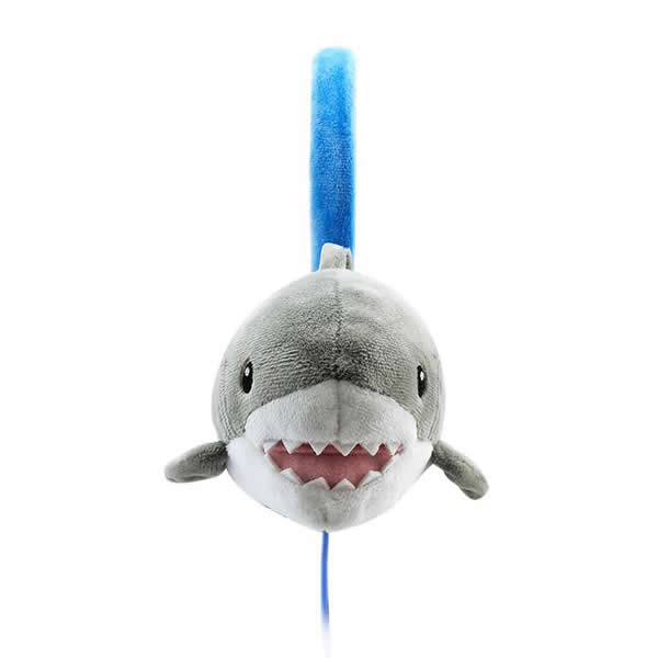Shark Plush Wired Headphone