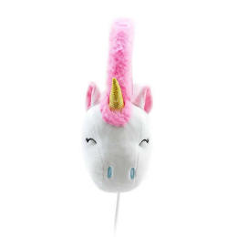 Unicorn Plush Wired Headphone
