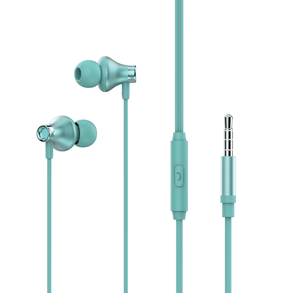 wired metal 3.5mm earphone earbuds